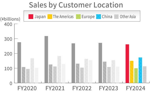 Sales by Customer Location