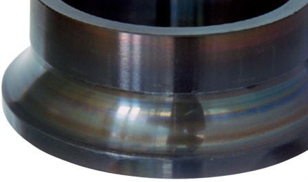 Blue and purple streaks on ACBB inner ring.