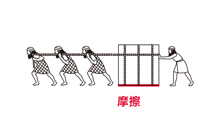 大きな石を動かしている動画