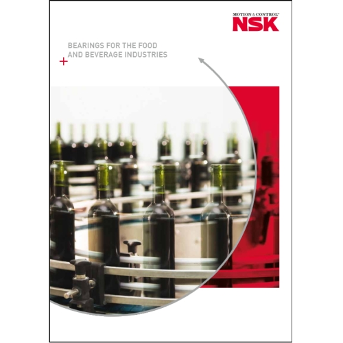NSK's bearings for food beverage applications