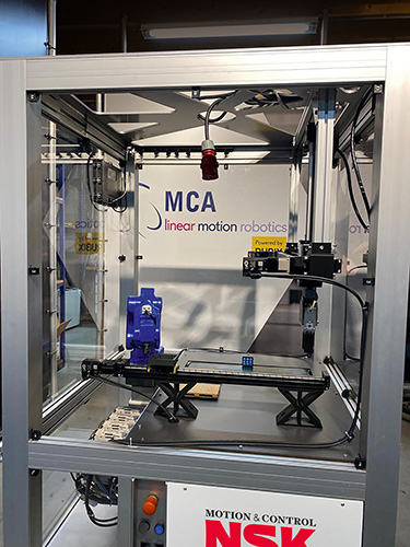 The MCA demonstration cell can be easily transported