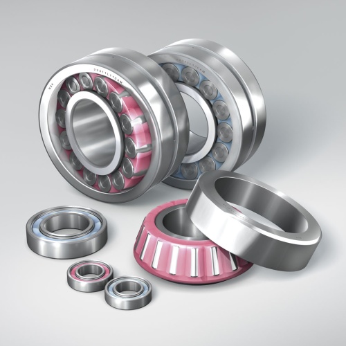 NSK Molded-Oil bearings are available in ball, spherical roller and tapered roller bearing types